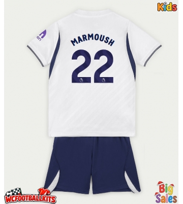 Tottenham Hotspur Omar Marmoush #22 Replica Home Stadium Kit for Kids 2026-27 Short Sleeve (+ pants)